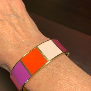 Kate Spade bangle bracelet. Pink, red, purple